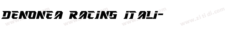 Denonea Racing Itali字体转换 Denonea Racing Itali字体转换